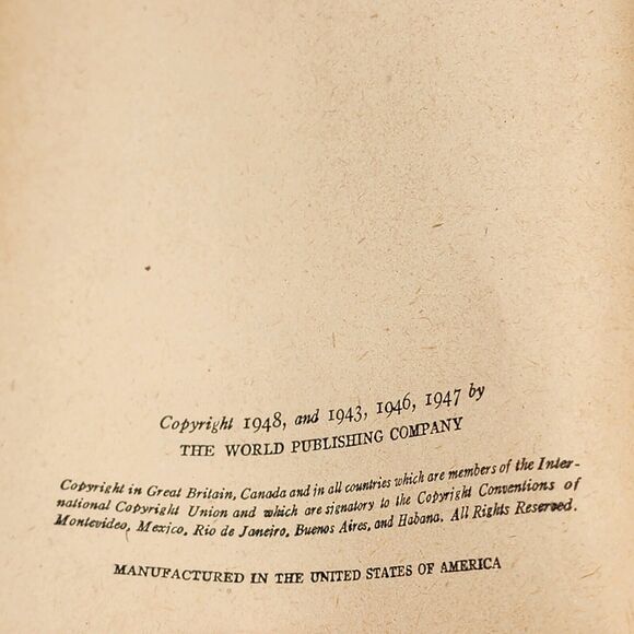 Vintage 1948 Webster's Illustrated Tower Dictionary & Atlas World Publishing - Picture 8 of 12